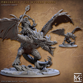 Modrdaxix the Wyvern Queen 3D-printed model